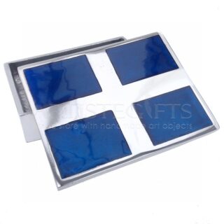 Χειροποίητο Κουτί - Ελληνική Σημαία