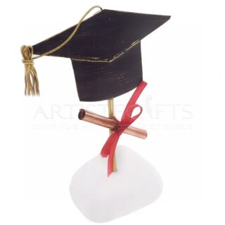 Καπέλο Αποφοίτησης και Πτυχίο Σε Μάρμαρο
