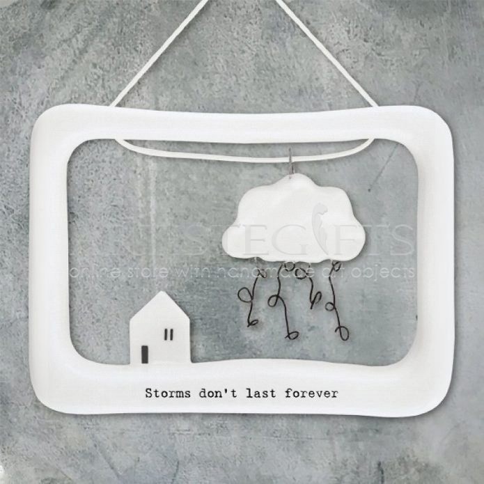 Σπίτι, Σύννεφο, Από Πορσελάνη - Storms don’t last forever