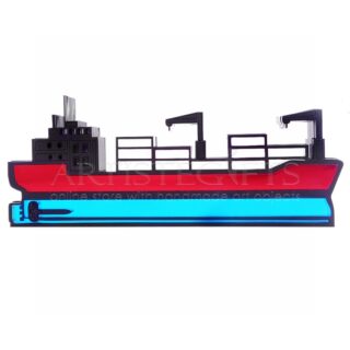 Φορτηγό Πλοίο - Cargo Ship - Tάνκερ, Σε Κόκκινο, Μπλε Πλέξιγκλας, τανκερ, ναυτικά δώρα, βραβεία, φορτηγά πλοία, κοντέινερ, δώρο για εμποροπλοίαρχο, δώρα για ναυτικό, χριστουγεννιάτικα δώρα για ναυτιλιακή, καράβι, καράβια, πλοίο, πλοία, επιχειρηματικά δώρα, εταρικά δώρα, δώρα με πλέξιγκλας, corporate gifts, business gifts, awards, captain, καπετάνιο, ναυτιλιακά δώρα